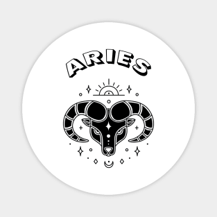 Aries Astrology Sign Magnet